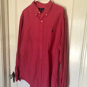 Polo Ralph Lauren Men's XL Slim Fit: Pink